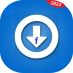 facebook video download android application logo